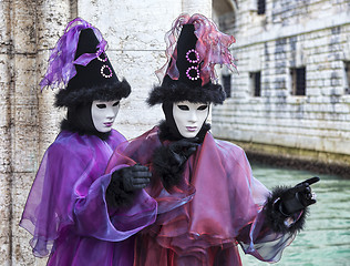 Image showing Venetian Couple