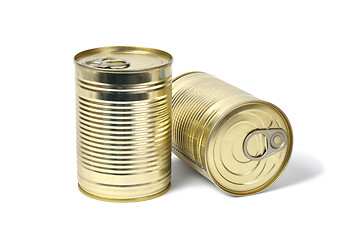 Image showing Cans on White