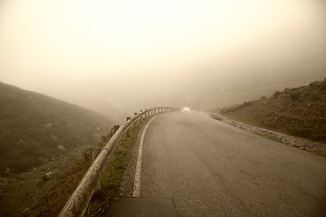 Image showing Beautiful foggy morning