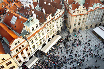 Image showing Beautiful bird eye Prague 