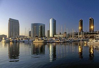 Image showing San Diego, Embarcadero Marina, California