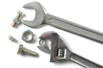 Image showing Wrenches and Screws