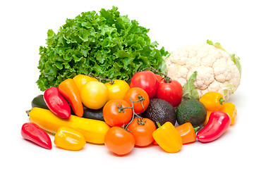 Image showing Mixed Fresh Vegetables