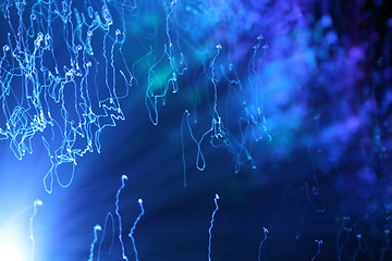 Image showing Abstract Backgrounds - Blue Aurora