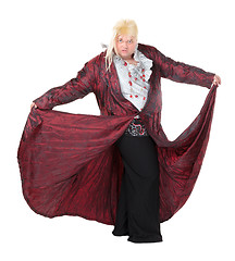 Image showing Overweight entertainer or disillusioned drag queen