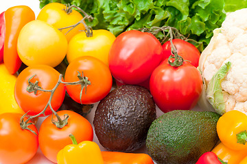 Image showing Mixed Fresh Vegetables