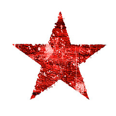 Image showing Abstract star on a white background