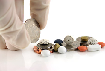 Image showing Pills or Money
