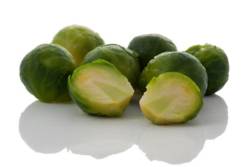 Image showing Fresh brussels sprout