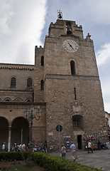 Image showing tower of cathedral of monreale