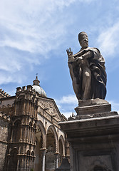 Image showing Detail of the cathedral of Palermo