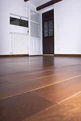 Image showing room with hardwood floors