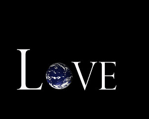 Image showing Love earth