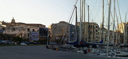 Image showing Detail of Marina at Palermo. Sicily