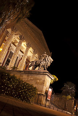 Image showing Theatre Massimo by night.Palermo