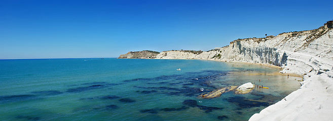 Image showing Landscape of Scala dei Turchi- Sicily