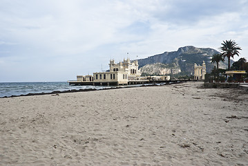 Image showing Charleston of Mondello on the beach