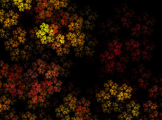 Image showing abstract floral background