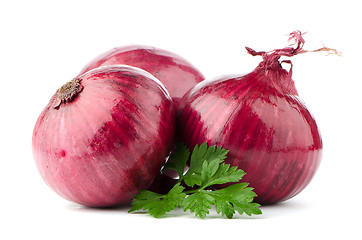 Image showing Red onions