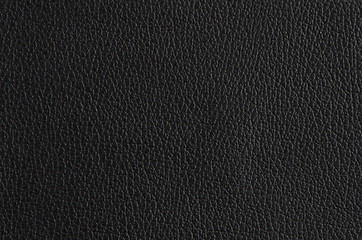 Image showing Black leather 