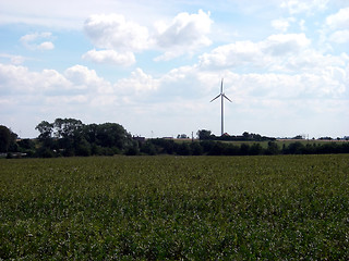 Image showing Wind Turbine Landscape