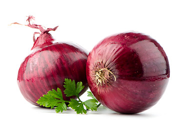 Image showing Red onions