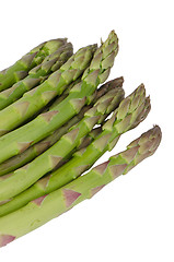 Image showing Bunch of green asparagus
