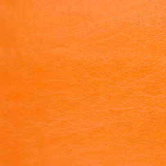 Image showing Orange leather background 