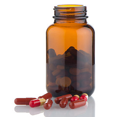 Image showing Pills from bottle