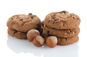 Image showing Stack of cookies