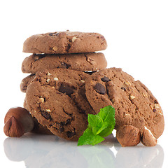 Image showing Homemade chocolate cookies