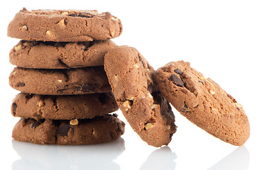 Image showing Chocolate chip cookies