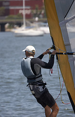 Image showing Sailboarder