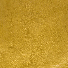 Image showing Yellow leather background 