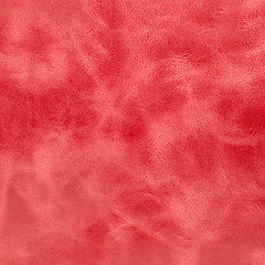 Image showing Pink leather texture closeup