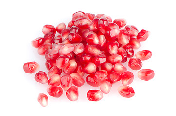 Image showing Pomegranate seed pile