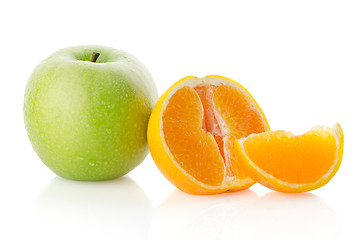 Image showing Apple and orange