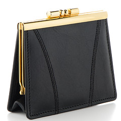 Image showing Black Leather Purse 