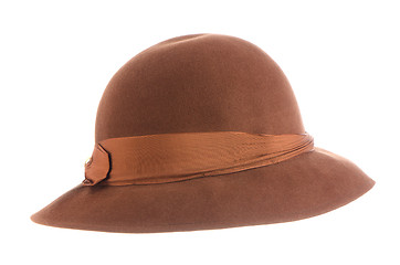 Image showing Brown vintage hat