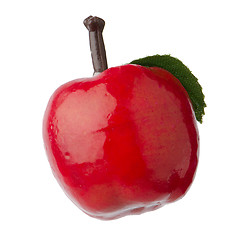 Image showing Christmas red apple decoration 