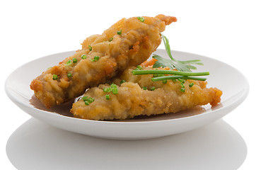 Image showing Fish fritters