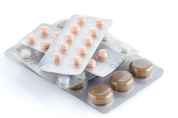 Image showing Packs of pills