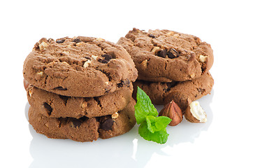 Image showing Homemade chocolate cookies