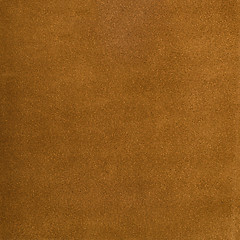 Image showing Brown leather texture closeup