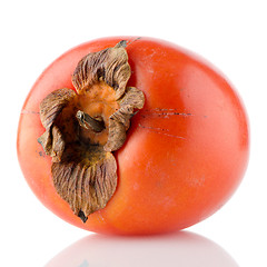 Image showing Orange ripe persimmon