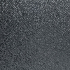 Image showing Grey leather texture closeup