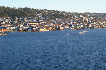 Image showing Drøbak in the Oslofjord.