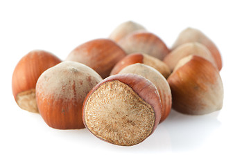 Image showing Tasty hazelnuts