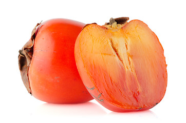 Image showing Persimmon with slice