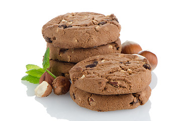 Image showing Homemade chocolate cookies